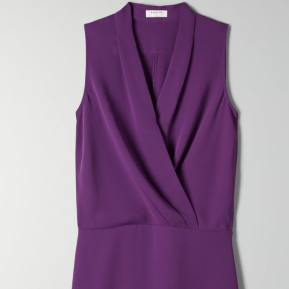 NWT Babaton Phoenix Dress, Size 4, Acai (purple)